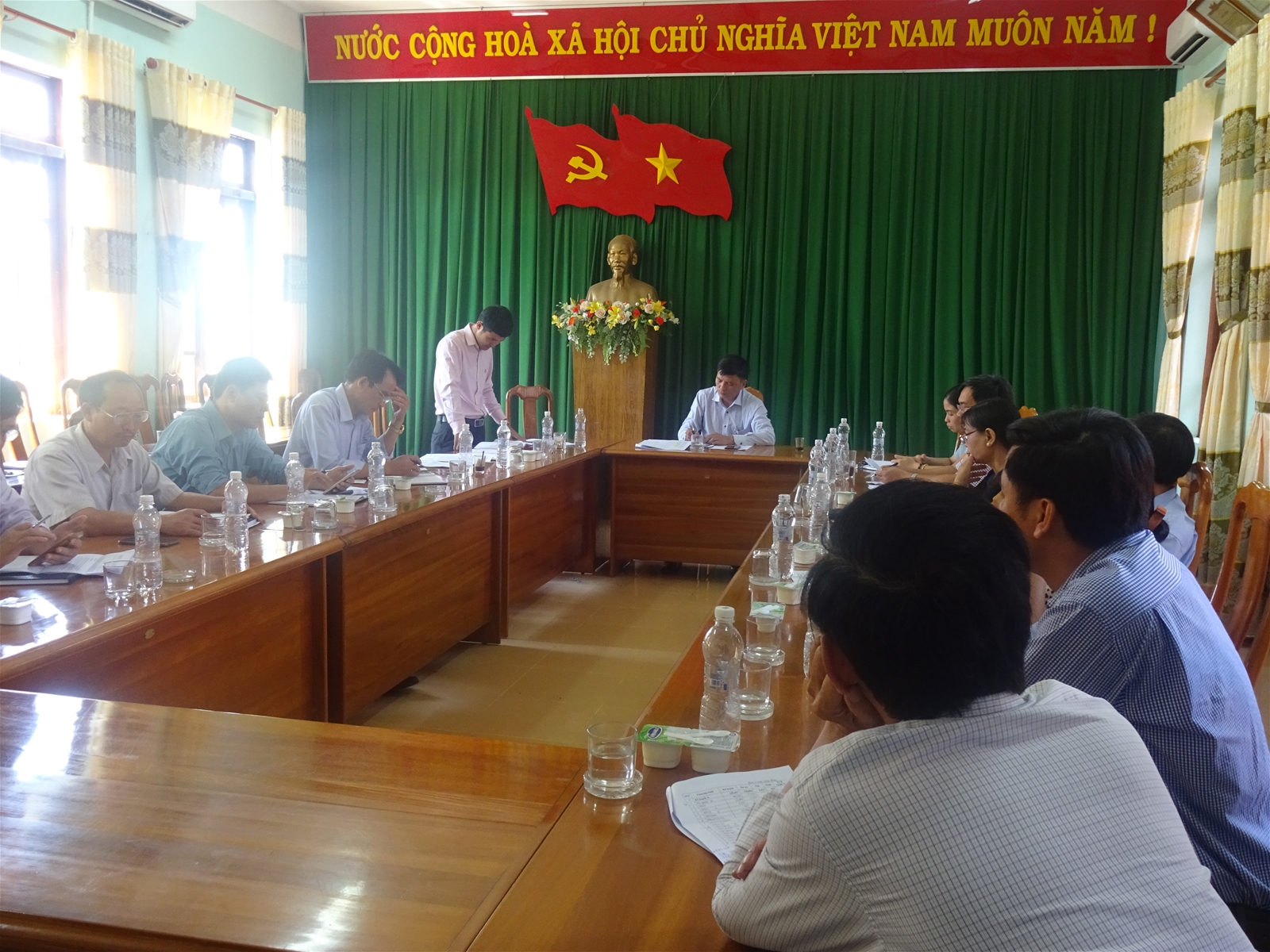 Họp Ban đại diện HĐQT NHCSXH quý I năm 2019