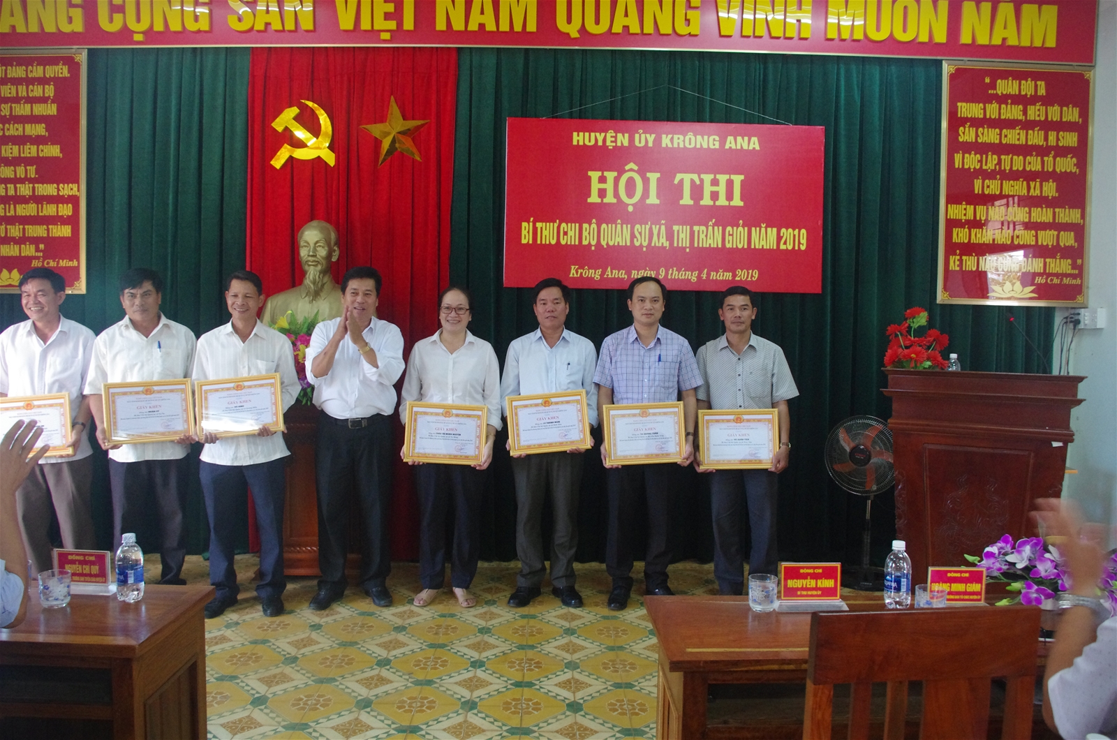 Hội thi Bí thư chi bộ quân sự xã, thị trấn giỏi năm 2019