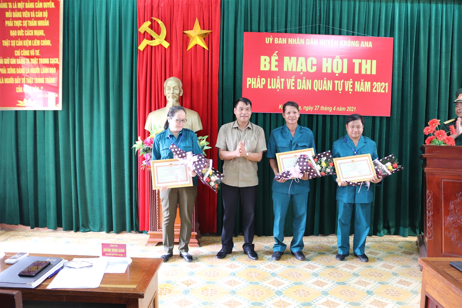 Hội thi pháp luật Dân quân tự vệ