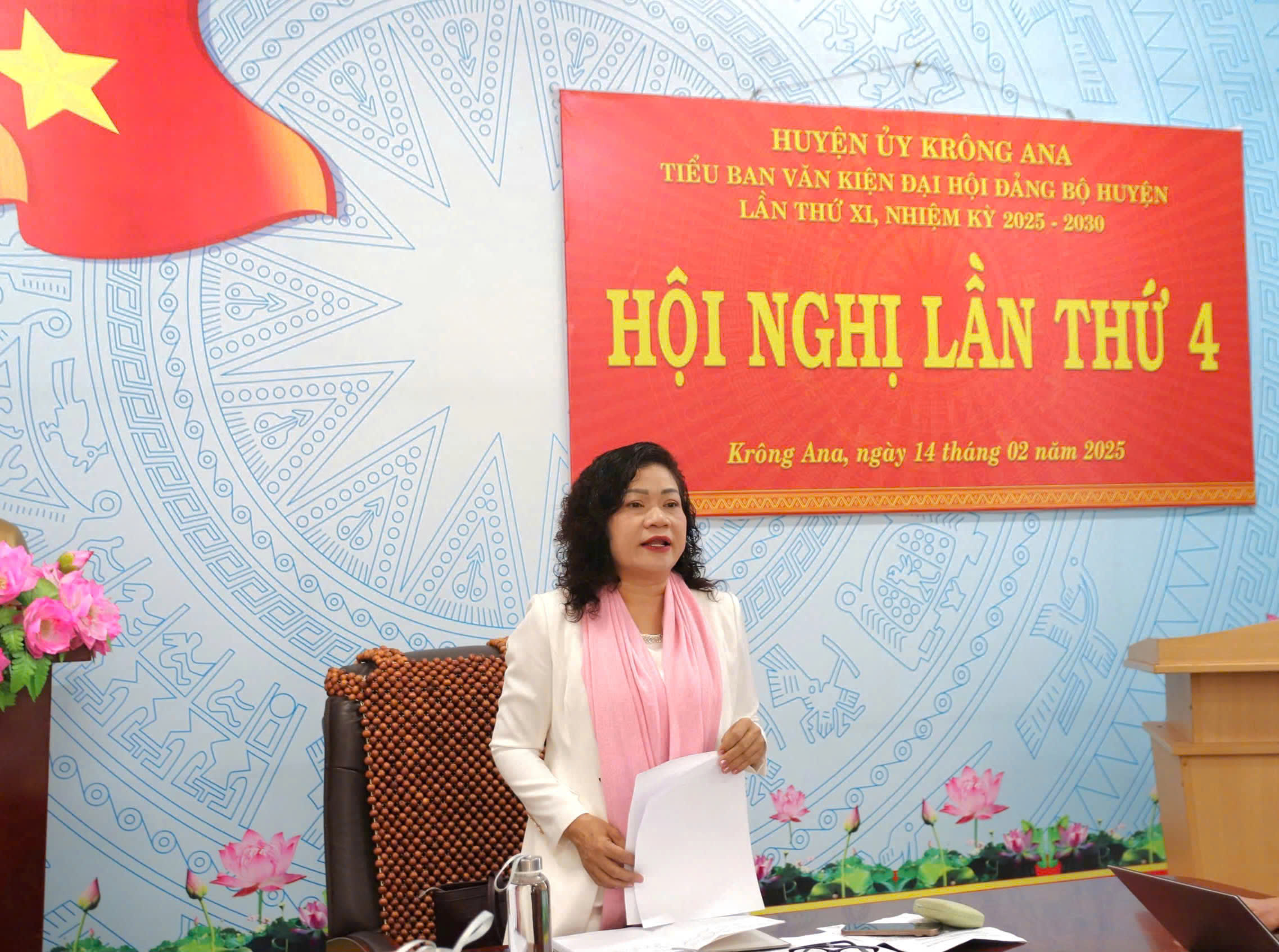 Họp Tiểu ban văn kiện Đại hội đại biểu Đảng bộ huyện Krông Ana lần thứ XI,  nhiệm kỳ 2025 - 2030
